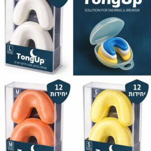 TONGUP סד למניעת נחירות וחריקת שיניים טונגאפ
